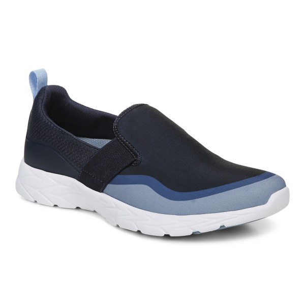 Vionic Trainers Ireland - Nalia Slip on Sneaker Navy - Womens Shoes Ireland | BLACW-4390